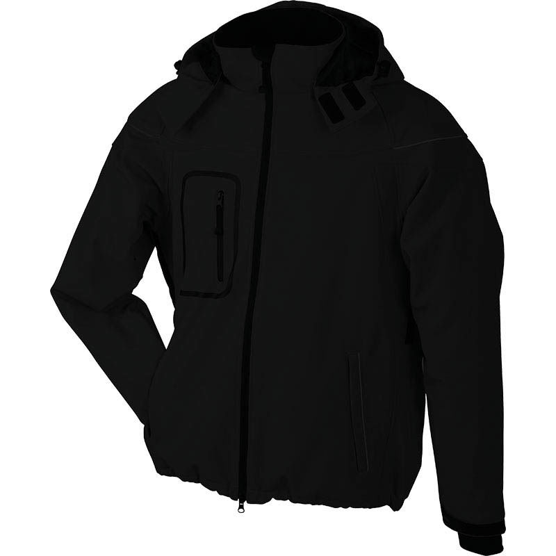 Veste Softshell Homme Imperméable - Capuche Amovible, Anti-vent - Pour Randonnée, Ville, Toutes Saisons - Taille Standard