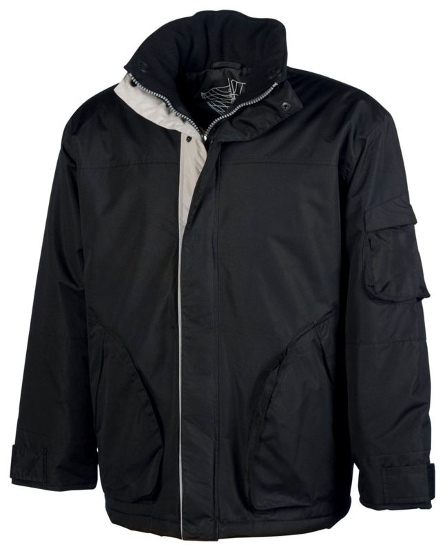 acheter blouson long personnalisé Noir Beige