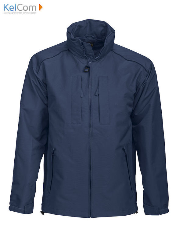 Blouson coup vent pour professionnel Marine