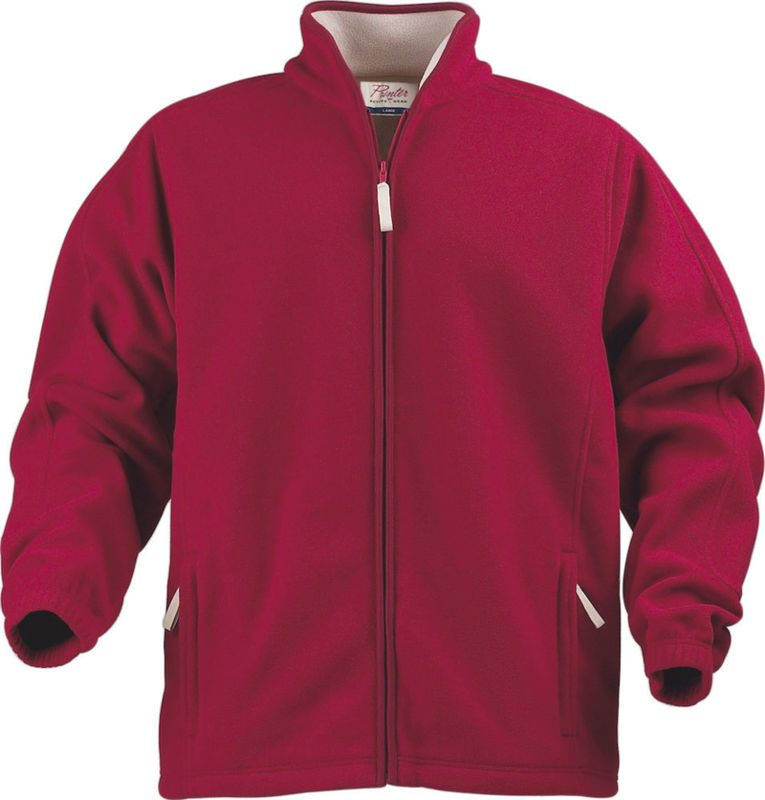 Blouson personnalisé polaire traitée anti pilling Rouge