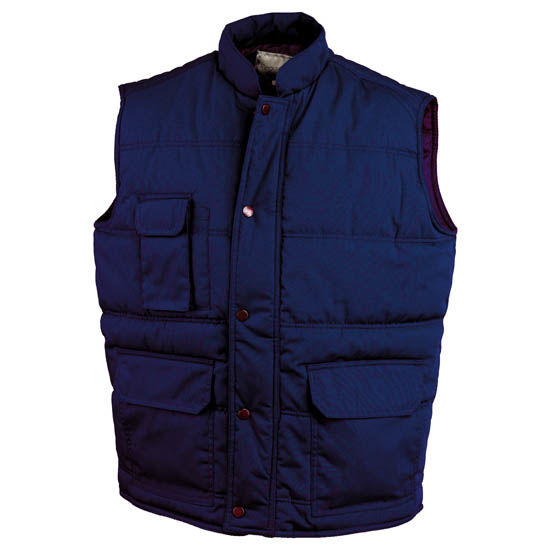 Body warmer publicitaire Bleu marine