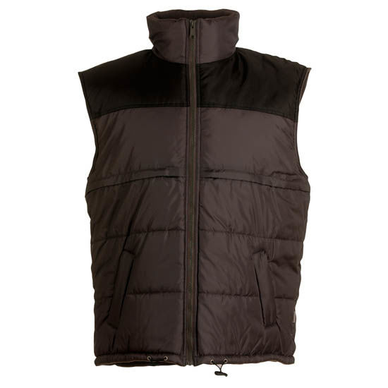 Body warmer publicitaires Anthracite Noir