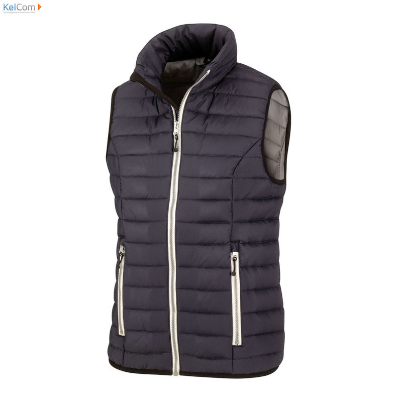 Bodywarmer publicitaire helsinki femme Bleu nuit