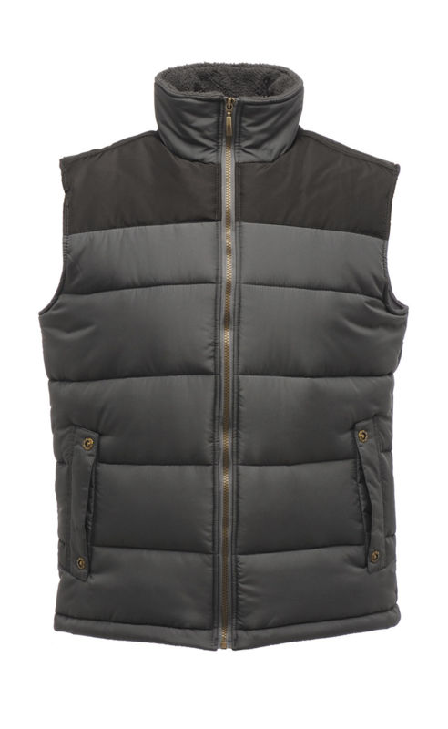 Wewoiu | Bodywarmer publicitaire pour femme Gris Noir