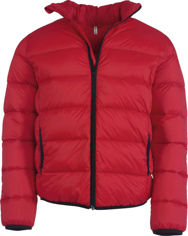 Fuzi | Doudoune publicitaire pour homme Rouge Noir