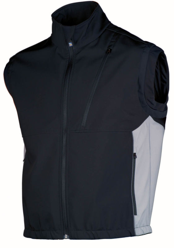 Gilet soft shell pour professionnel Noir