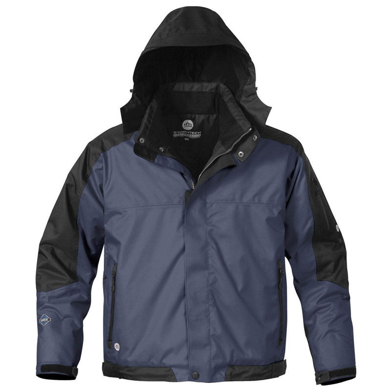 manteau publicitaire chaud Bleu marine