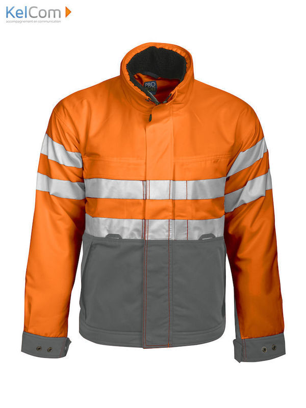 Parka doublée de travail Orange