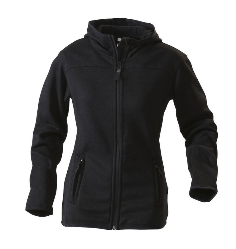 Polaire publicitaire épaisse effet tricot Noir