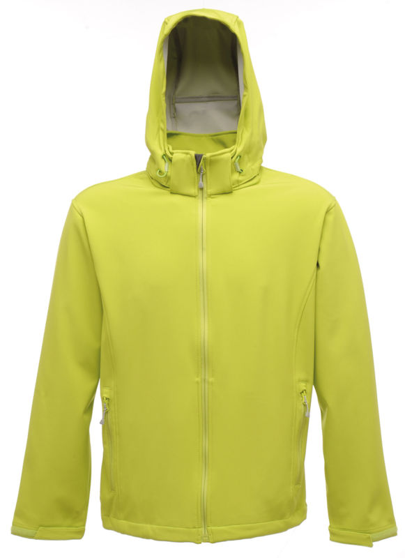 Arley Hooded | Softshell Coupe-Vent publicitaire pour homme Wasabi Use 1