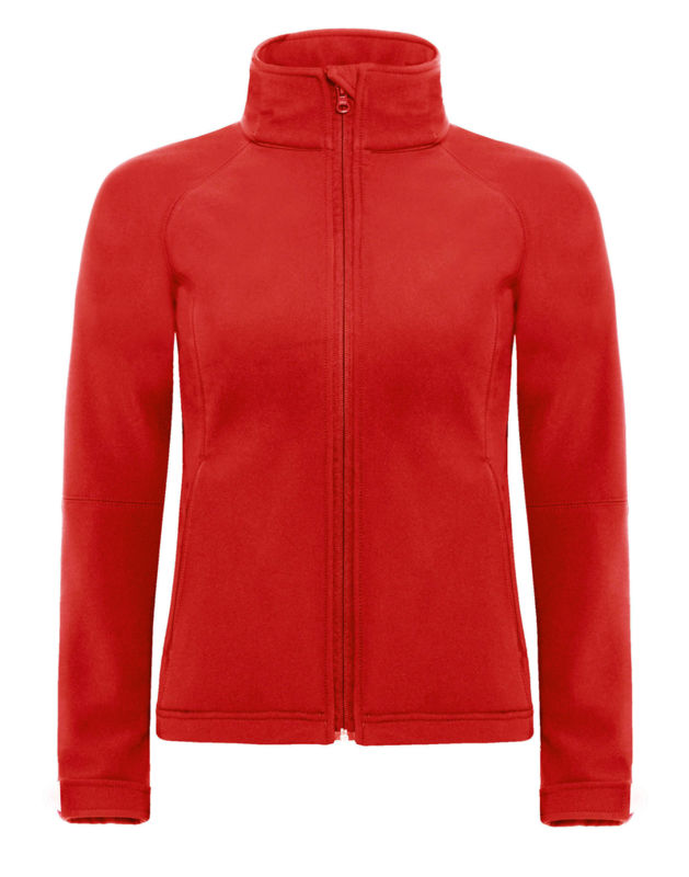 Hooded Lady | Softshell publicitaire pour femme Rouge 1