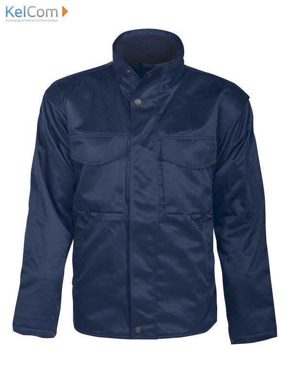 Veste avec doublure vétement professionnel Marine