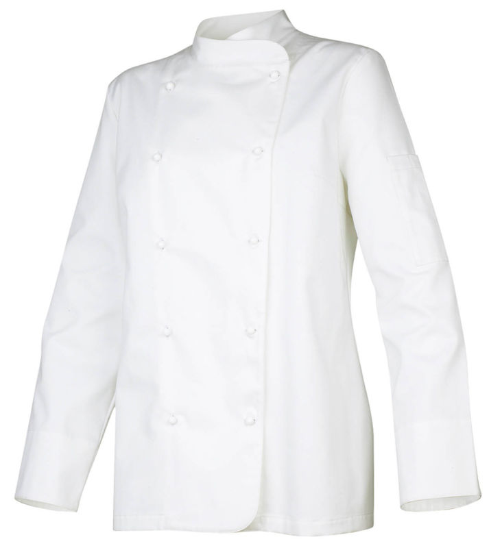Veste de chef cuisinier femmes de travail Blanc