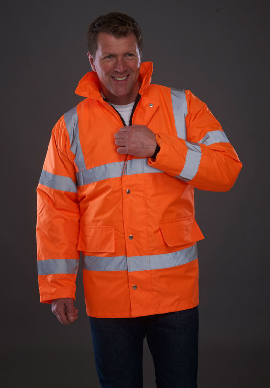 Motorway | Veste publicitaire pour homme Orange Securite 1