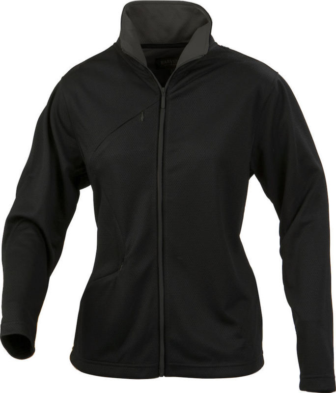 Veste personnalisable femme zippé en sweatshirt Noir