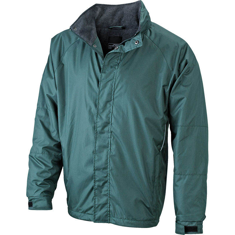 Veste personnalisé polaire à capuche homme Vert foncé