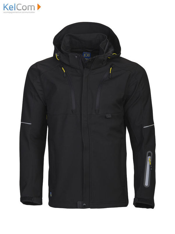 Veste softshell professionnel Noir