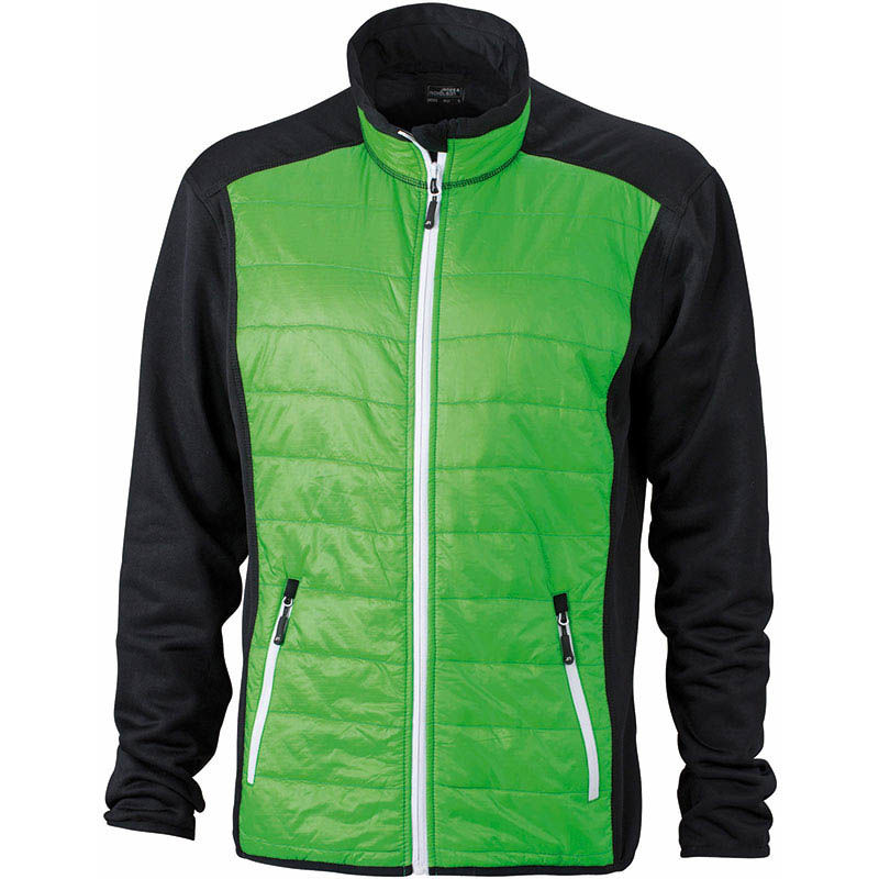 Veste personnalisé technique homme Noir Vert