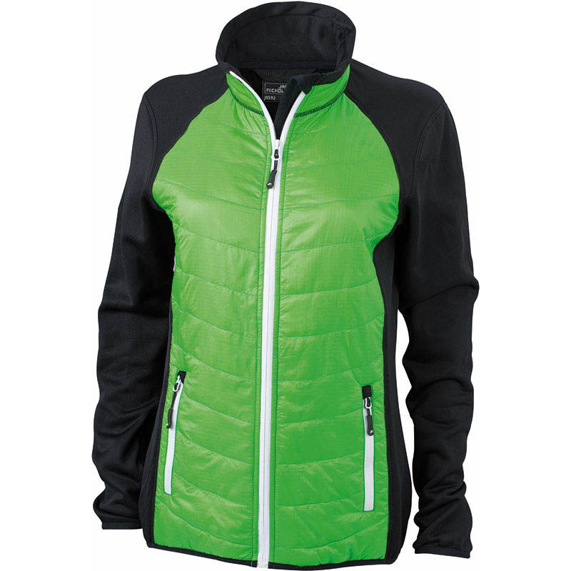 Veste publicitaire technique femme Noir Vert
