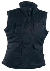 Bodywarmer publicitaires Bleu marine
