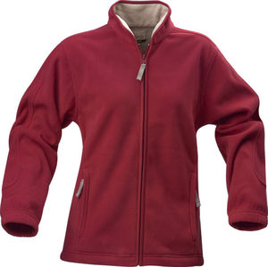 Blouson à personnaliser polaire pour femme Rouge