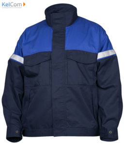 Blouson de service pour professionnel Bleu royal