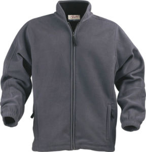 Blouson personnalisé polaire traitée anti pilling Gris