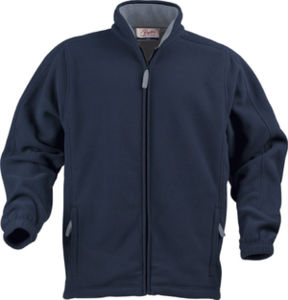 Blouson personnalisé polaire traitée anti pilling Marine