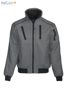 Blouson pilote avec poches professionnel Gris foncé