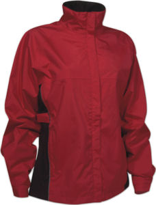 Blouson publicitaire coupe vent femme Rouge