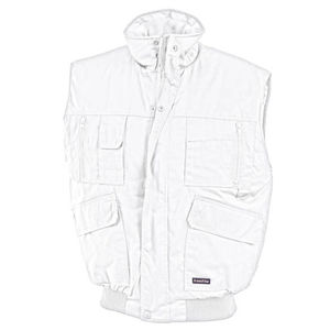 Body warmer entreprise Blanc