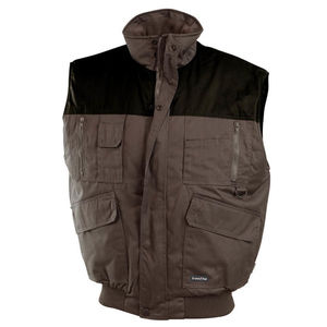 Body warmer entreprise Gris Noir