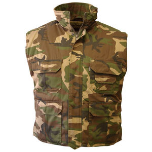 Body warmer personnalisé Camouflage Kaki