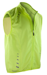 Bikewear crosslite | Bodywarmer personnalisé unisexe Lime Neon