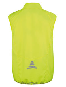 Bikewear crosslite | Bodywarmer personnalisé unisexe Lime Neon 2