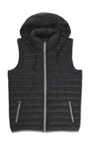 Iujisso | Bodywarmer Coupe-Vent publicitaire pour homme Noir 1