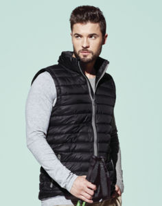 Iujisso | Bodywarmer Coupe-Vent publicitaire pour homme Noir 3