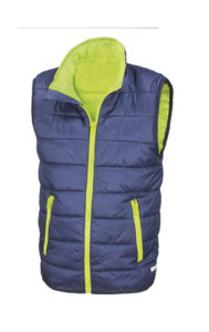 Iurrowi | Bodywarmer Coupe-Vent personnalisé pour enfant Marine Lime