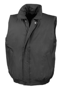Padded | Bodywarmer Coupe-Vent publicitaire pour homme Noir 1