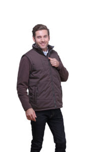 Regate | Bodywarmer Coupe-Vent publicitaire pour homme Beige