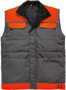 Everyday | Bodywarmer publicitaire pour homme Gris Orange