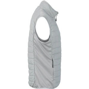 Fajy | Bodywarmer publicitaire pour homme Argent Argent 2