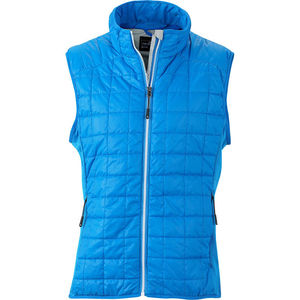 Fajy | Bodywarmer publicitaire pour homme Bleu cobalt Argent