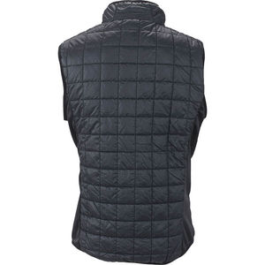 Fajy | Bodywarmer publicitaire pour homme Noir Argent 1