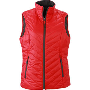 Fooma | Bodywarmer publicitaire pour femme Rouge