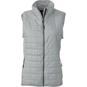 Lillu | Bodywarmer publicitaire pour femme Argent Argent