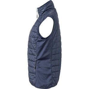 Lillu | Bodywarmer publicitaire pour femme Marine Argent 3
