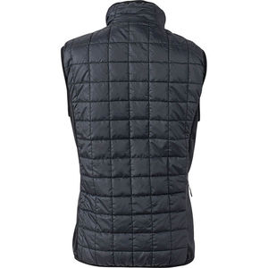 Lillu | Bodywarmer publicitaire pour femme Noir Argent 1