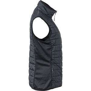Lillu | Bodywarmer publicitaire pour femme Noir Argent 2