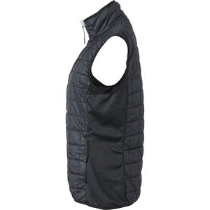 Lillu | Bodywarmer publicitaire pour femme Noir Argent 3